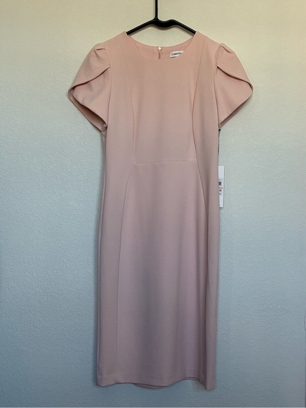 Calvin Klein Blush Pink Midi Dress